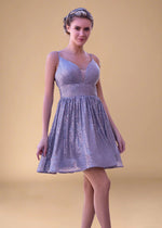 Aloysia | Discover the Perfect Purple Homecoming Dress for Your Big Night! - Light Purple - PromDressClub