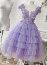 Betrys | Discover Your Dream Lavender Homecoming Dress for 2025 - Lavender - PromDressClub