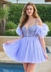 Ceres | Discover Your Dream Lavender Homecoming Dress – Shine All Night! - Lavender - PromDressClub