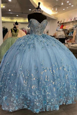 Jocelyn | Step Into Elegance with Stunning Light Blue Quince Dresses - Light Blue - PromDressClub