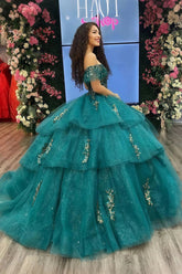 Leticia | Own Your Spotlight in Stunning Emerald Green Quince Dress - Emerald Green - PromDressClub