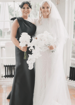 Odelette | Mermaid Plus Size Black Long Bridesmaid Dress - Price #price_variant_lowest# - Black - PromDressClub