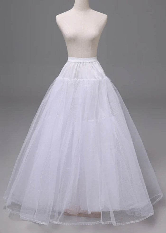 Timeless Black and White Petticoats Elevate Prom Dress Silhouettes - White - PromDressClub