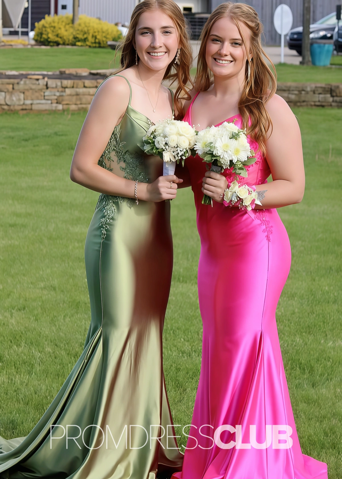 Frederica | Plus Size Sage Green Prom Dresses Long Mermaid Sweetheart with Openwork Lace