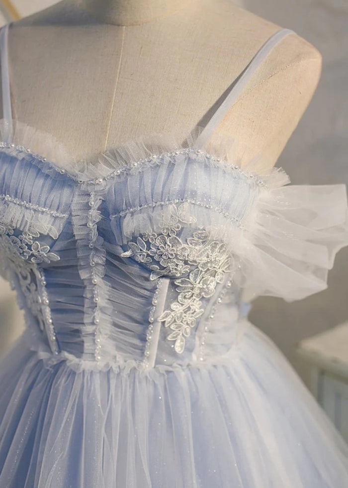 Azurael | Sparkle in Light Purple Homecoming Dress with Bow - Light Purple - PromDressClub