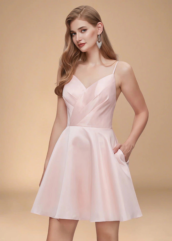 Belphoebe | Discover the Perfect Pink Homecoming Dress for Your Memorable Night - Light Pink - PromDressClub