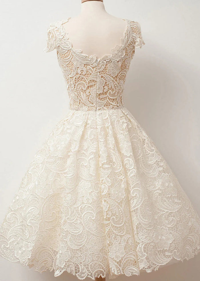 Chryseis | Discover Your Dream Ivory Homecoming Dress! Stand Out This Year! - Ivory - PromDressClub