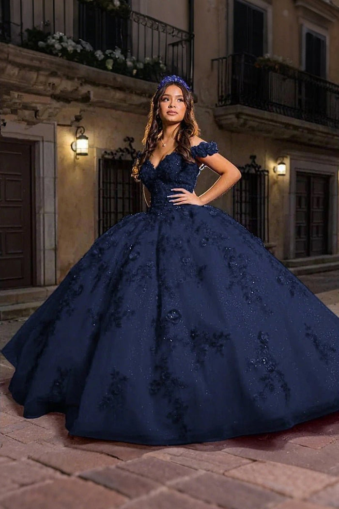 Dakota | Gorgeous Royal Blue Quinceanera Dress - Ideal for Special Events - Navy Blue - PromDressClub