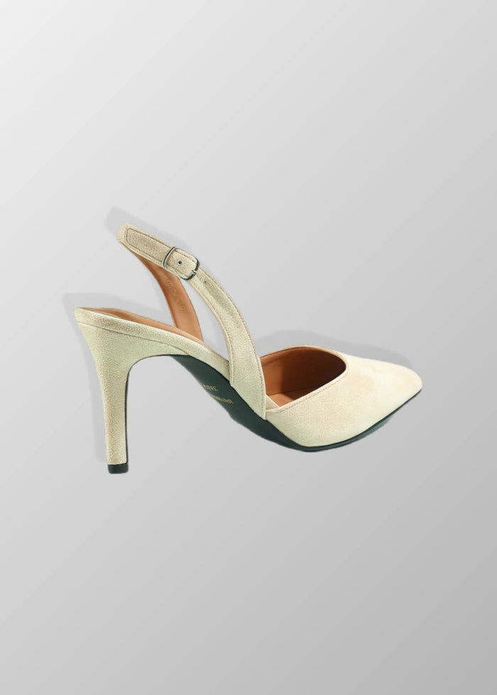 Elevate Your Wardrobe with Stylish Nude Heeled Sandals & Timeless Black High Heel Pumps - Nude - PromDressClub