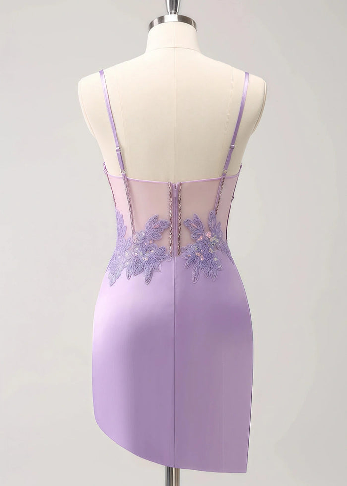 Enerida | Shine at Homecoming in a Stunning Light Purple Masterpiece Dress - Light Purple - PromDressClub