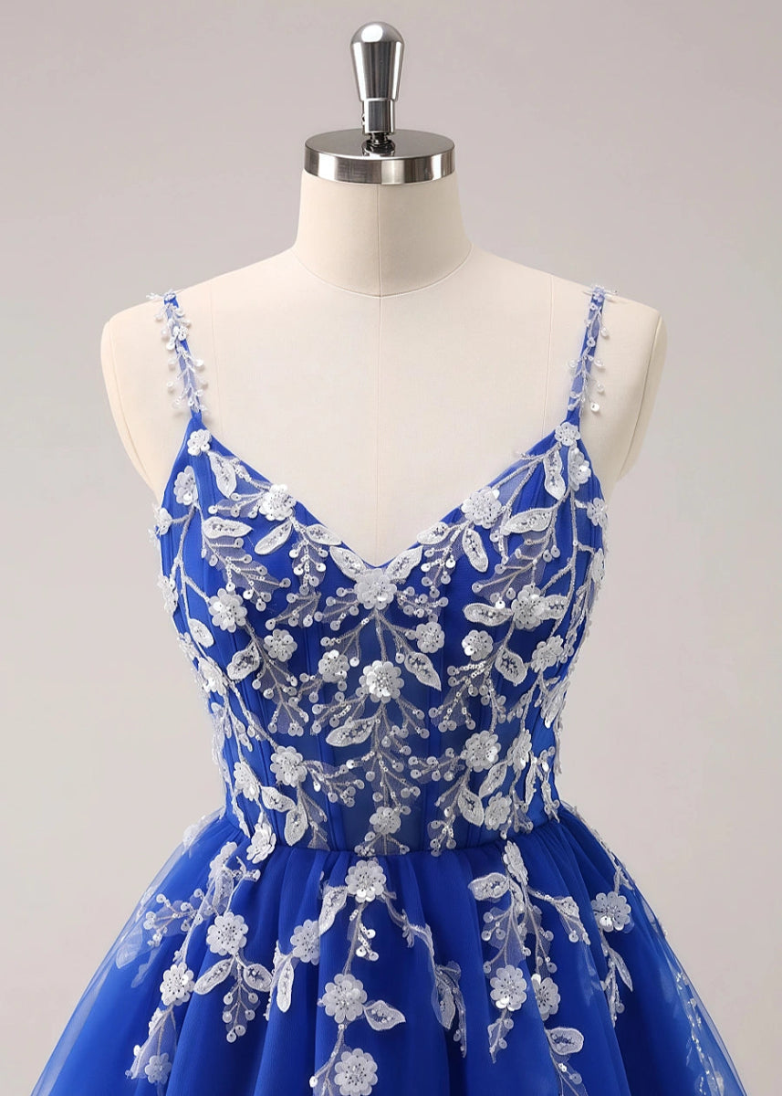 Etheldreda | Royal Blue Homecoming Dress: Unforgettable Elegance for Your Special Night - Royal Blue - PromDressClub