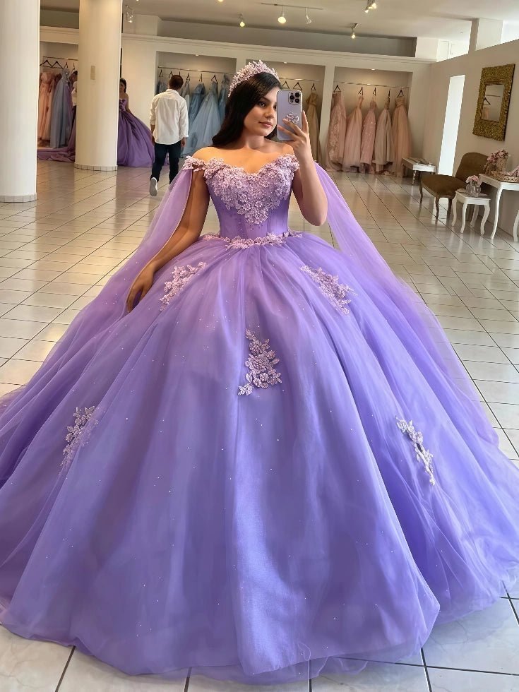 Gia | Stunning Enchanting Purple Quinceanera Dresses for Unforgettable Moments - Purple - PromDressClub
