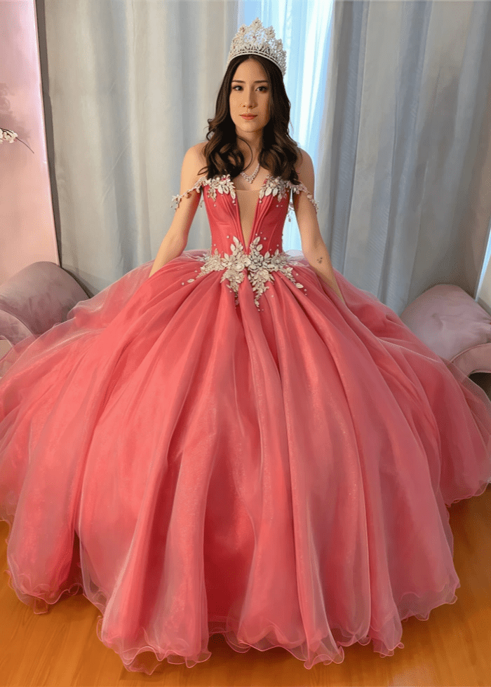 Hailey | Gorgeous Elegant Red Quinceanera Dresses for Unforgettable Parties - Red - PromDressClub