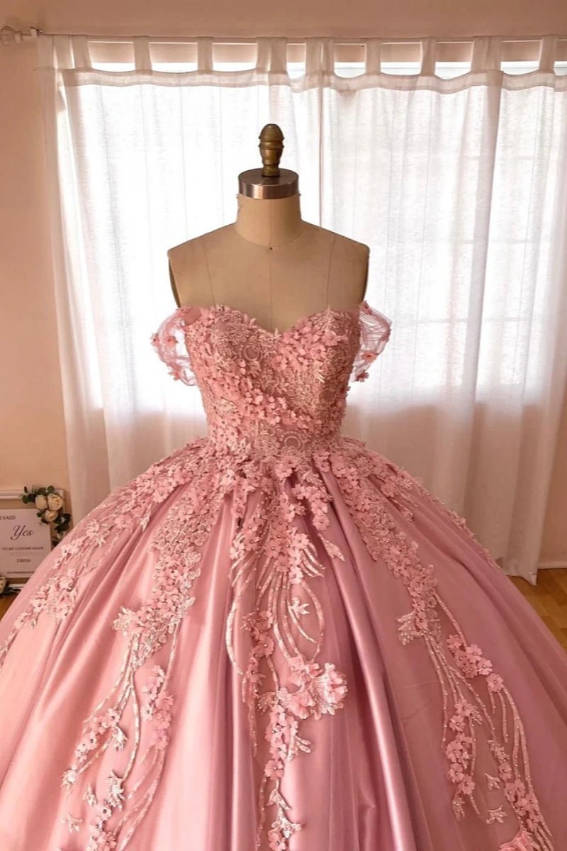 Hope | Beautiful Pink Quince Dresses for Memorable Celebrations - Pink - PromDressClub