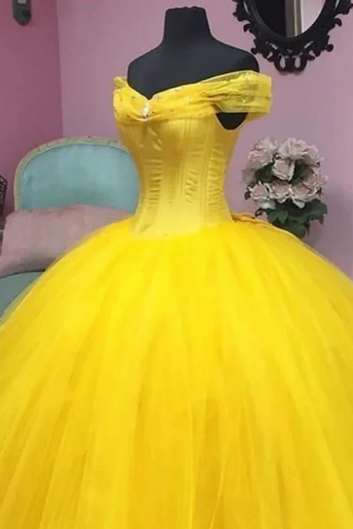 Hope | Beautiful Vibrant Yellow Quinceanera Dresses for Unforgettable Moments - Yellow - PromDressClub