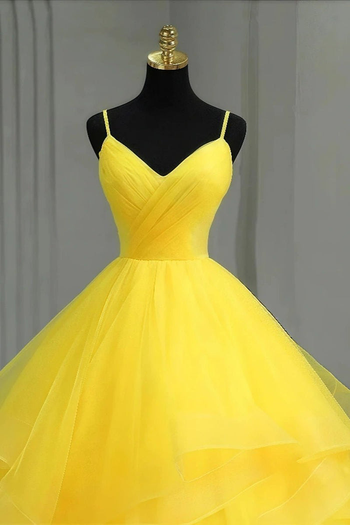 Irene | Beautiful Yellow Quinceanera Dresses for Memorable Occasions - Yellow - PromDressClub
