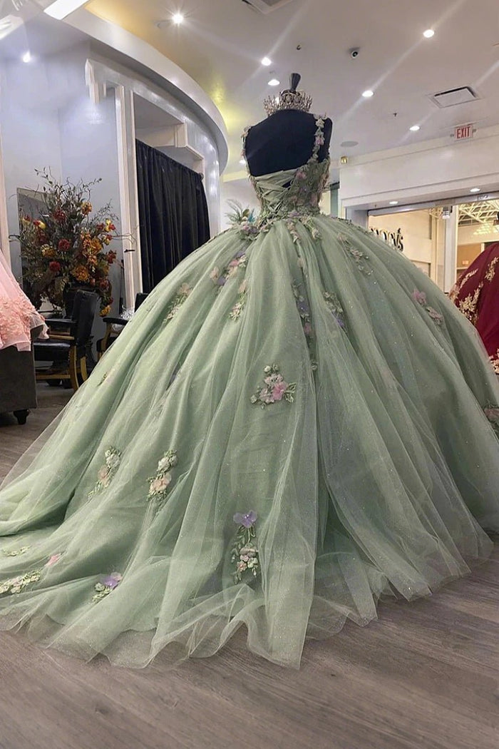 Jennifer | Step Into Elegance with Enchanting Sage Green Quince Dresses - Sage - PromDressClub