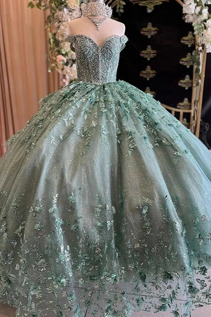 Katie | Discover Stunning Green Quince Dresses for Your Fairytale Moment - Mint Green - PromDressClub