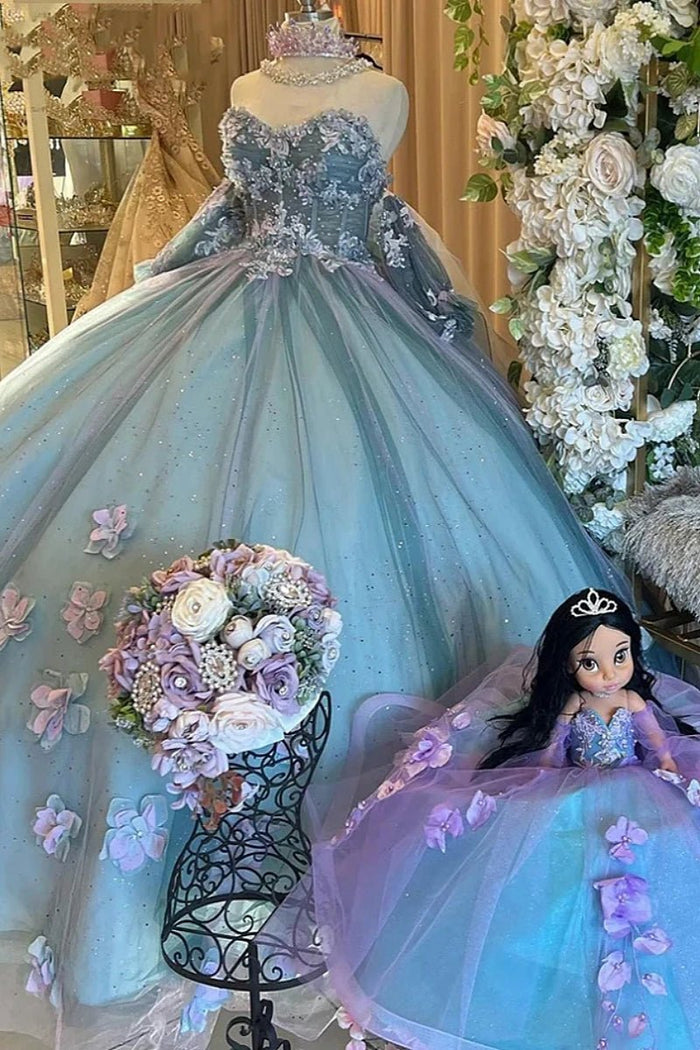 Kayla | Discover Stunning Mint Green Quince Dresses for Sweet 16 & Quinceañeras - Mint Green - PromDressClub