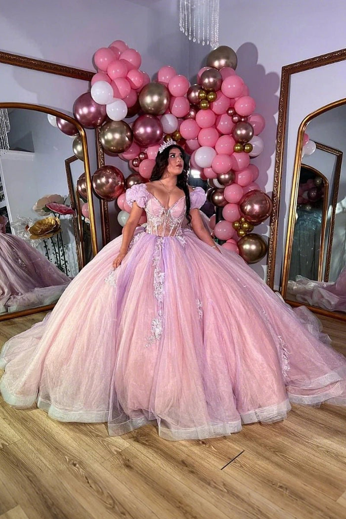 Lauren | Own Your Spotlight in Dreamy Light Purple Quince Dresses - Light Purple - PromDressClub