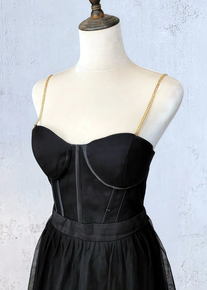 Layla | Timeless Black Wedding Dresses Bold Elegance for Modern Brides - Black - PromDressClub