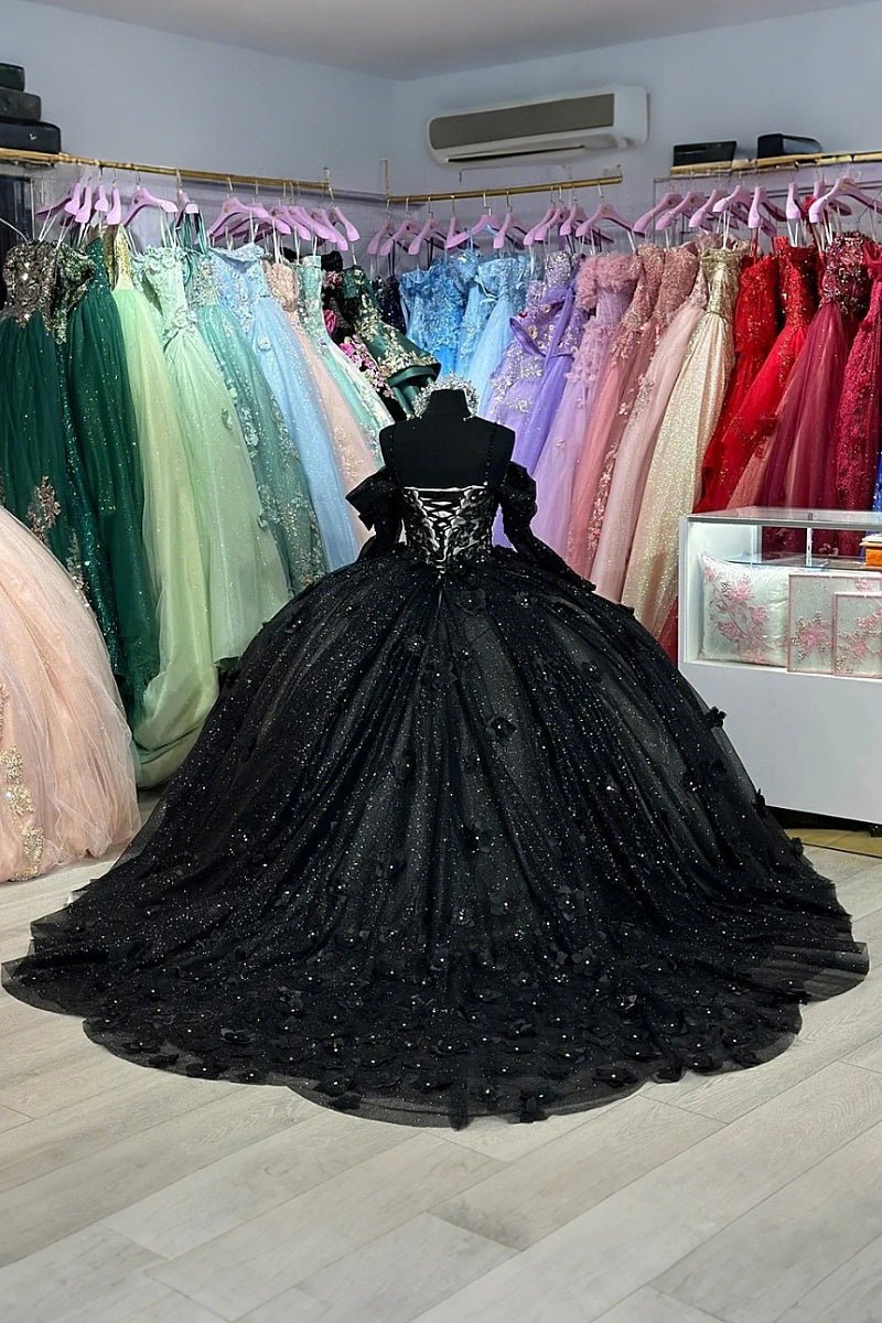 Livia | Own Your Spotlight in Timeless Black Quince Dresses - Black - PromDressClub
