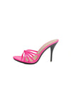 Step into Elegance with Hot Pink Stiletto Pointed Toe Sandals by Pink – Elevate Your Style! Color Hot Pink