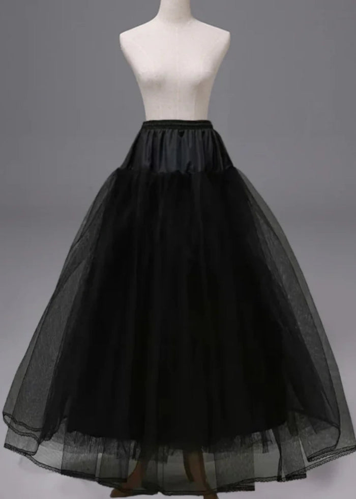 Timeless Black and White Petticoats Elevate Prom Dress Silhouettes - Black - PromDressClub