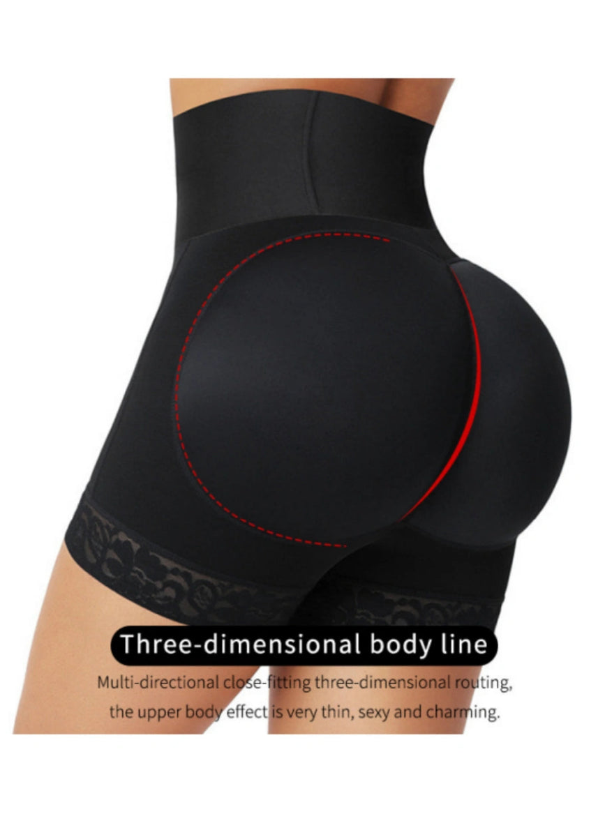 Ultimate Booty Lifting Shapewear Black Brown for Curves Confidence - Black - PromDressClub