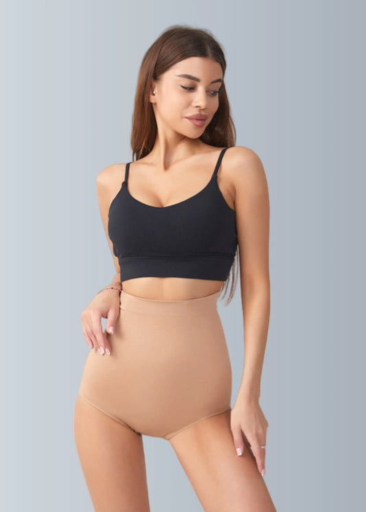 Versatile Shapewear Underwear for Built In Dresses Plus Size Bodysuits - Nude - PromDressClub 857